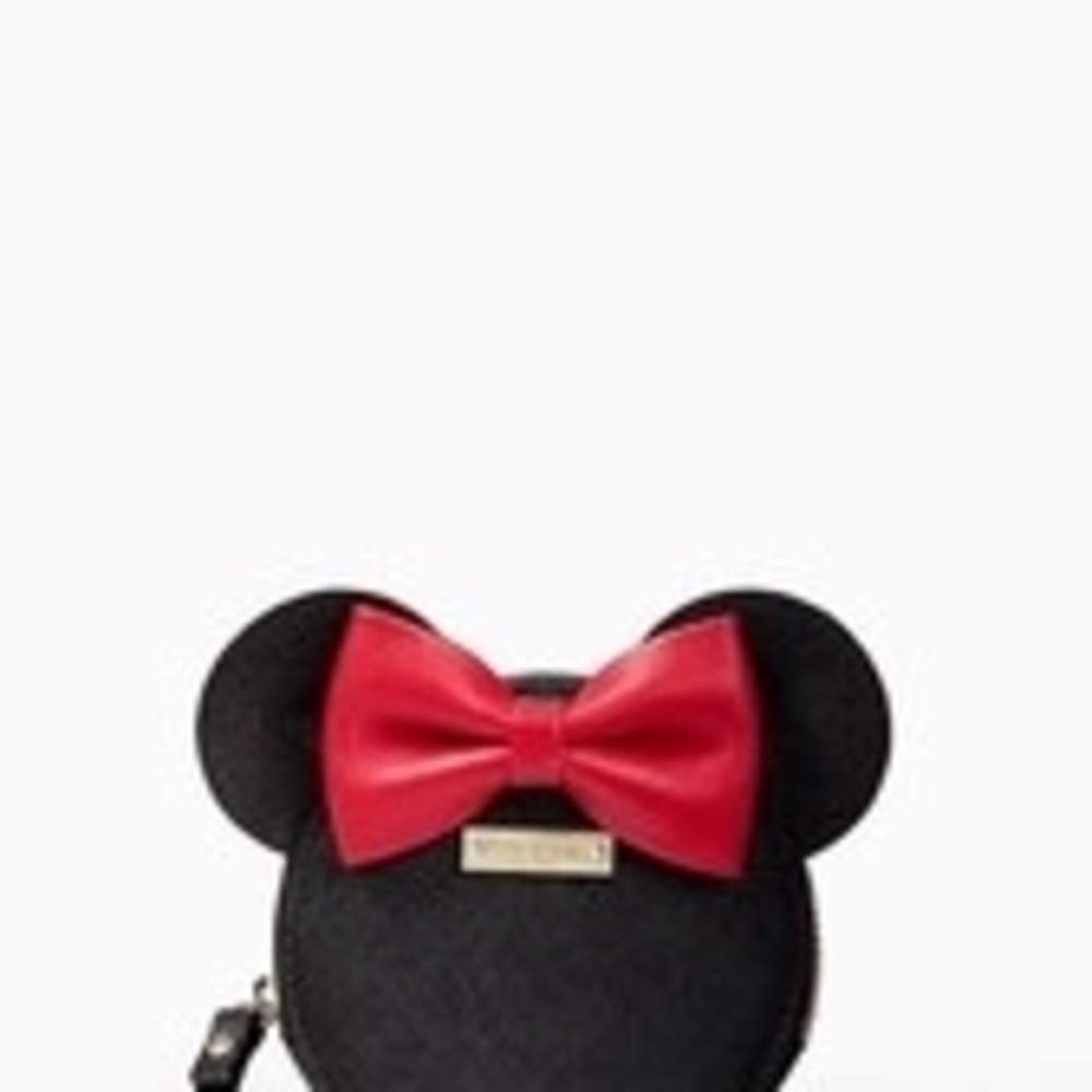 Kate Spade Disney Minnie Mouse Black and Red Kids Coin Bag
